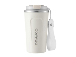 Taza térmica de acero inoxidable 304 para café, doble vacío, para oficina, coche, bicicleta eléctrica