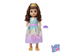 Muñeco HASBRO Baby Alive Muñeca De Cabello Castaño (Edad Mínima: 3 Años - 40 x 11,4 x 35,6 cm)