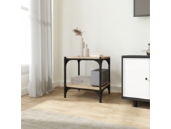 Estantería/Mueble para TV 40X33X41 cm de Derivados de Madera/Acero Color Roble Sonoma