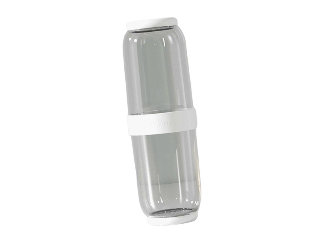Portacepillos de dientes, estuche portátil para pasta de dientes y cepillos de dientes, estuche para cepillos de dientes de camping, 2 piezas, Rosewell amarillo