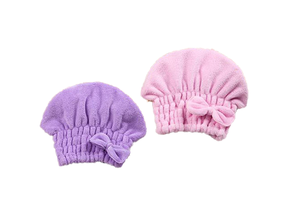 Conjunto de Toalla KOFIHETY Bandana Absorbente Lazo Morado - 2pcs (Talla Única)