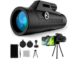 Monocular De Alta Definição 12x50 Lente Fmc E Prisma Bak4 Telescópio À Prova Dágua Para Caminhadas Caça Acampamento Observação De Facpoet