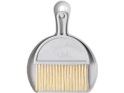 Juego Multifuncional De Mini Escurridor Y Escoba, Recolector De Suciedad De Plástico Para Mesa, Cocina Y Escuelas (gris)