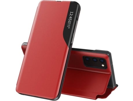 Carcasa Samsung Galaxy A72 LMOBILE Leather Rojo