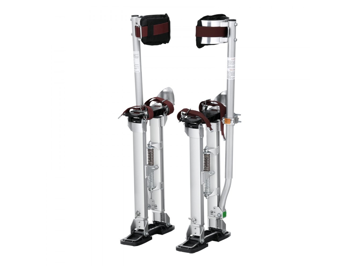 Stelzen de Trabajo de Aluminio Ajustable para Pintura, Decoración y Techo Hasta 103 kg Tekmaquinas