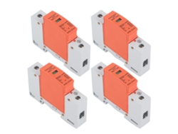 2026dz-4 Piezas Dispositivo Protector De Sobrecarga 1p Din Rail Montaje Spd Protector De Olas Ac 420v Rmu1‑c40