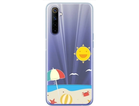 Carcasa Realme 6 TUMUNDOSMARTPHONE Dibujos Transparente Multicolor