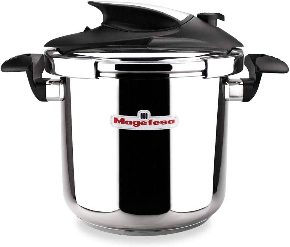 Olla De Magefesa nueva 6l express super modelo nova 6 acero inoxidable uso 1810 apta para todo tipo cocinas