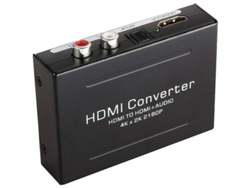 Extractor de audio hdmi 4k x 2k convertidor hdmi a hdmi extractor de audio y video spdif rca optical lr 3d para ps3 xbox hd dvd ps4 sky yizhood
