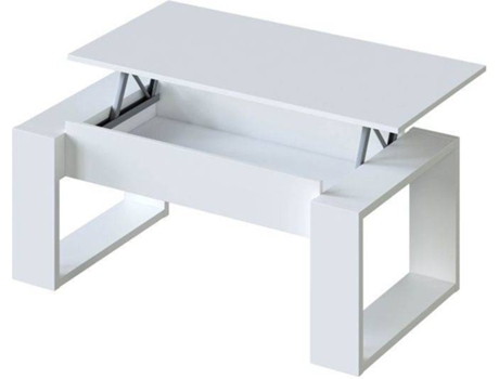 Mueble de Apoyo HABITDESIGN Nova (Blanco Artik - Melamina - Metal - PVC y ABS - 105 x 45 x 55 cm)
