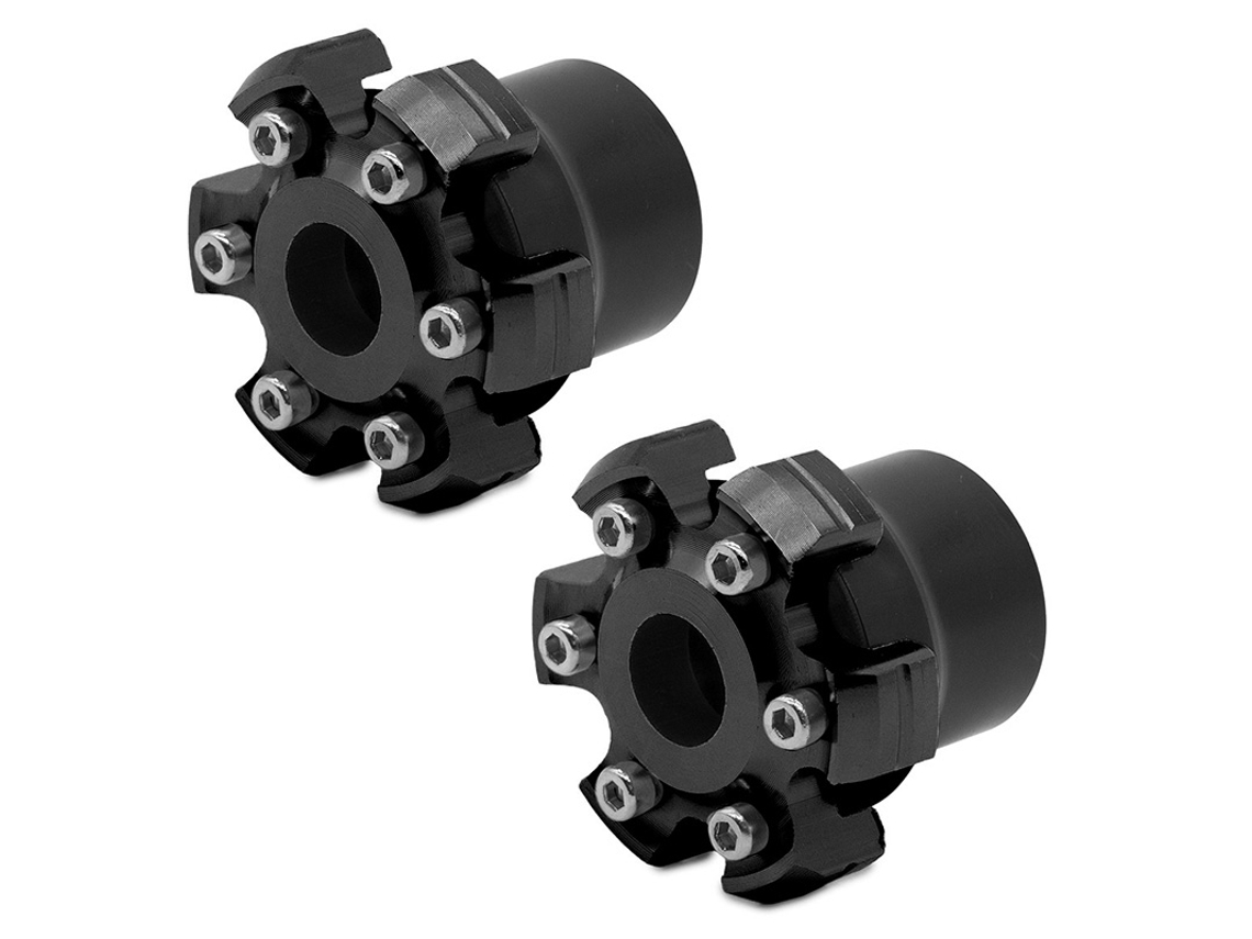 Protector Decorativo Anticaídas Para Eje Motor O Llanta Ewtb-006 Negro