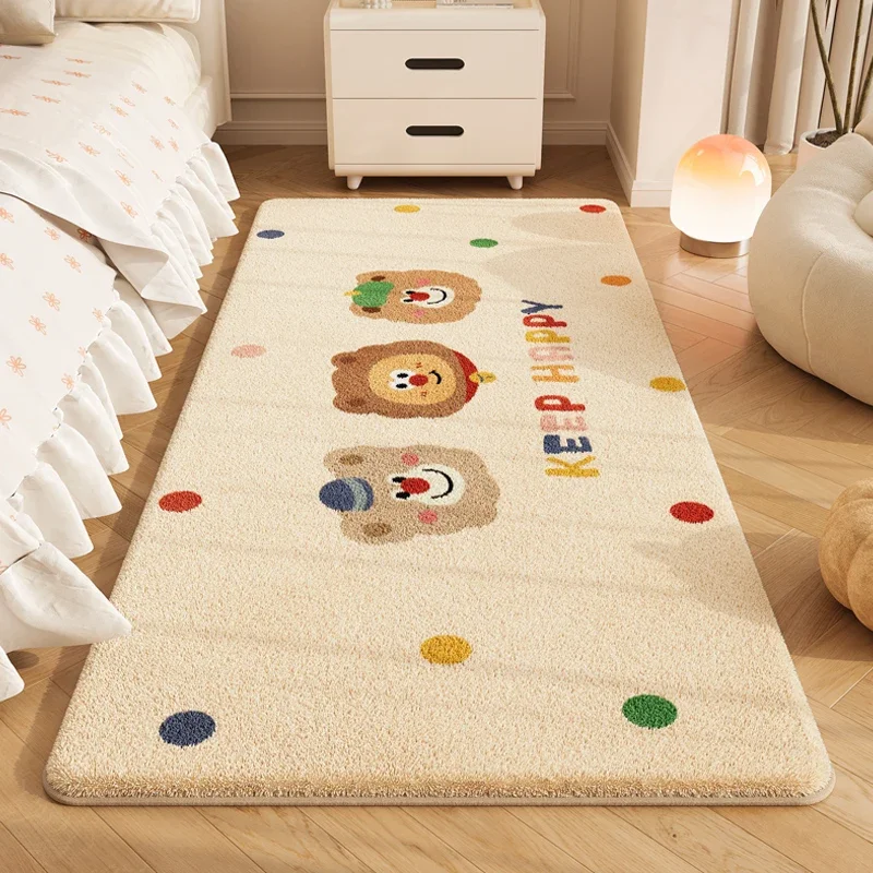 (estilo 14 60x160cm) Linda Alfombra De Dibujos Animados, Suave Y Cómoda, Alfombra De Felpa De Color Crema.
