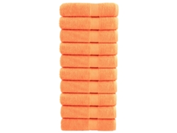 Toallas De Ducha Solund 10 Unidades Naranja 70x140 Cm 600 Gsm Wsd128026