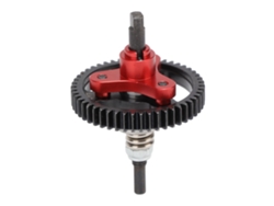Embrague diferencial metálico Qukaim para coche RC Traxxas Slash 2WD, 50 dientes, rojo