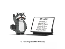 Jekca Bricks Raccoon Money Bank 01 St06mml04