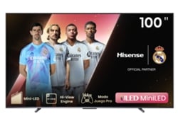 TV HISENSE Mini-Led 100U7KQ (ULED Mini LED - 100'' - 254 cm - 4K Ultra HD - Smart TV)