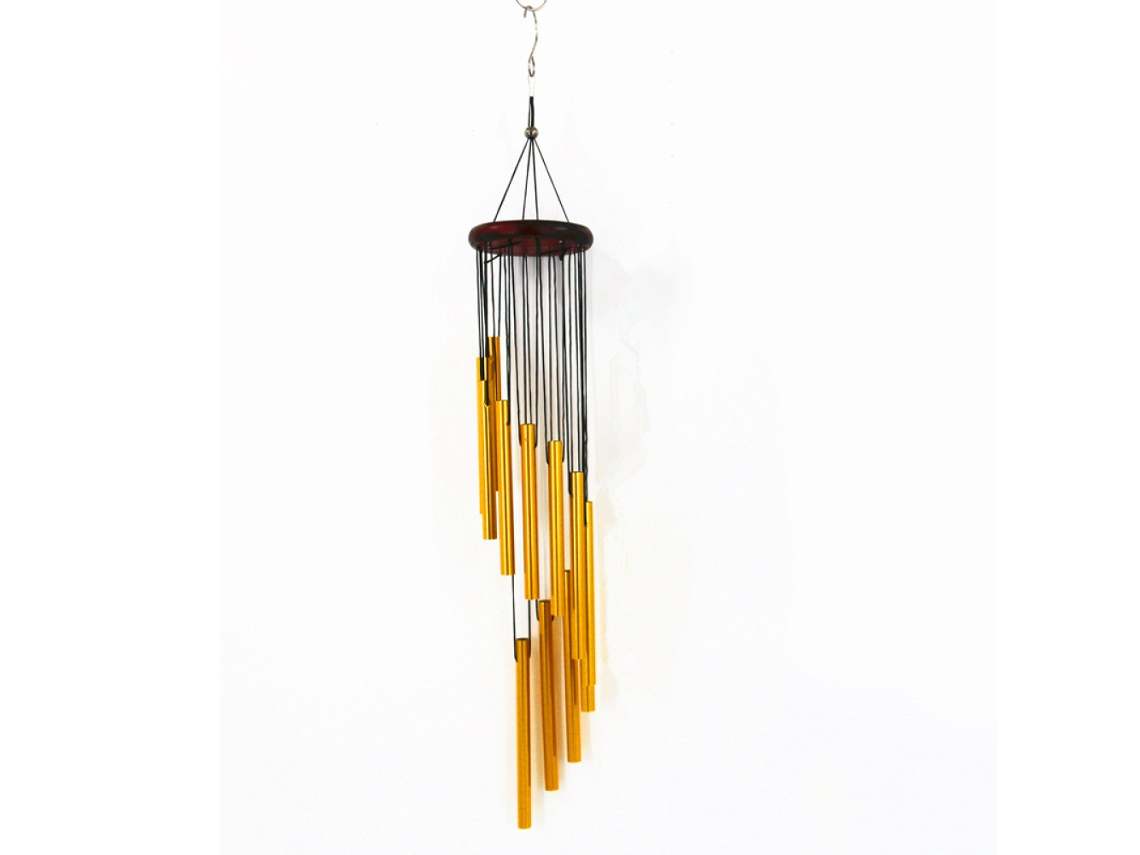 KOFIHETY Carrillones Bigaosheng Aluminio Dorado - Decoración Exterior y Música Relajante
