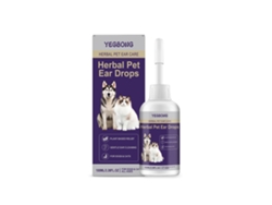 Gotas óticas Yegbong para el cuidado, limpieza, desinfección e hidratación de perros y gatos.
