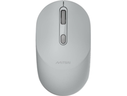 Ratón MITSAI Portable (Inalámbrico - Casual - 1600 dpi - Gris)