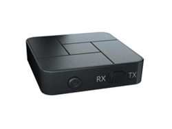 Transmisor y receptor Rosewell Bluetooth 5.0 de baja latencia para TV y teléfonos