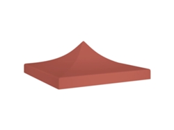 Techo para carpa de fiesta 2x2 m 270 g/m² terracota Dkd Home Decor
