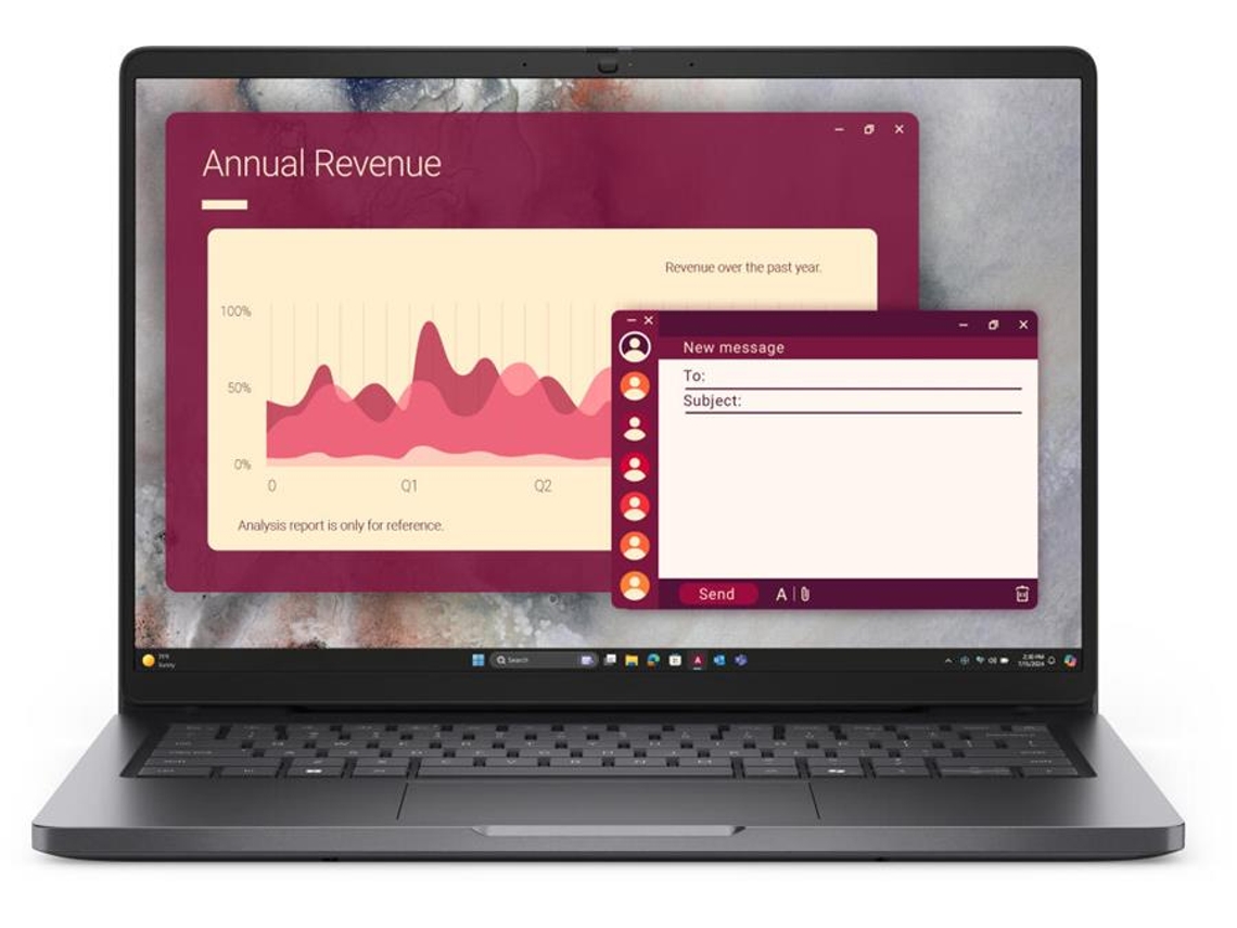 Dell Pro 14 PC14250 C5 120u 16 GB 512 GB 14 FHD W11P 1 año