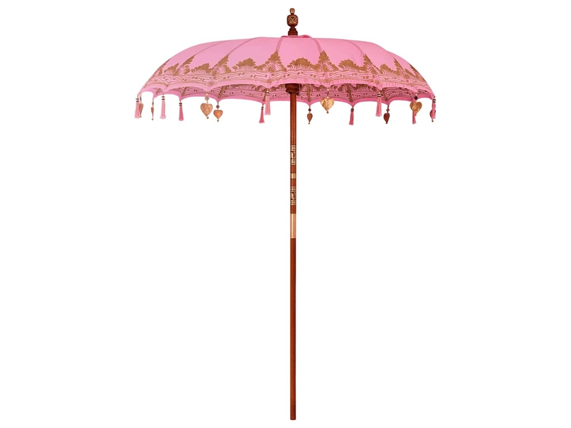 Sombrilla balinesa rosa 185 x 185 x 260 cm HARLANV1
