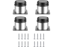 Patas De Mueble Ajustables En Altura, 4 Piezas De Acero Inoxidable Para Mesa, Armario, Sofá Y Más