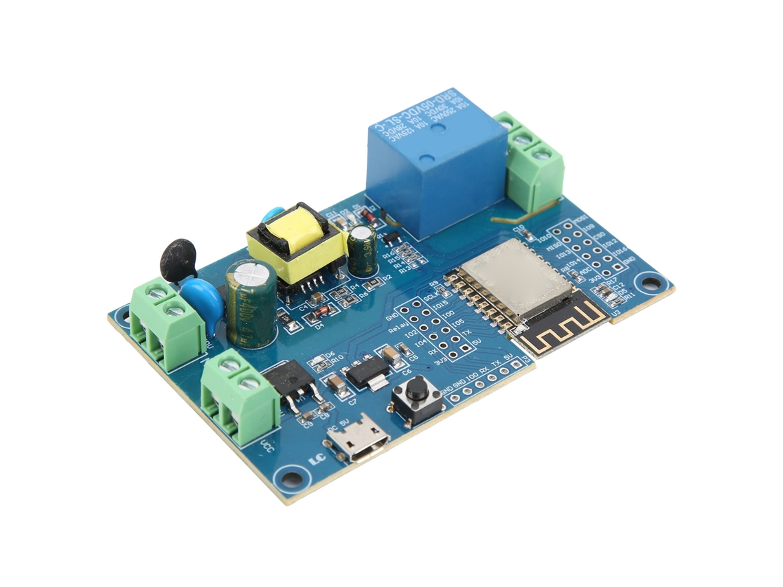 Módulo de relé de un solo canal 2026as, placa de desarrollo WiFi DIY con componente electrónico ESP8266