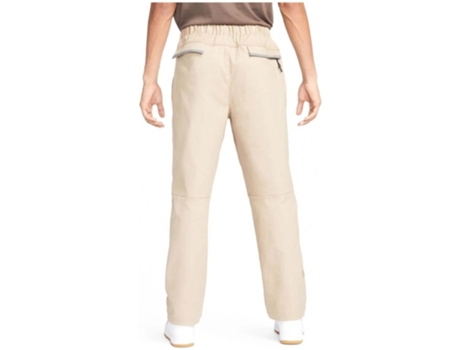 Pantalones de Hombre NIKE Largo Tech Beige (L)