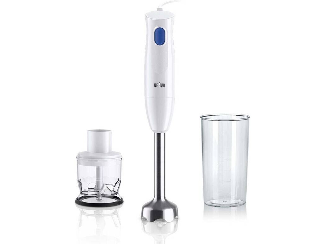 Batidora Mágica + Accesorios BRAUN MultiQuick 1 MQ10.201MWH (450 W - Blanco)