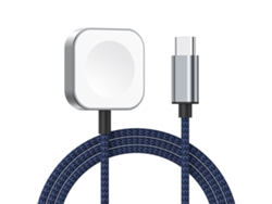 Cargador inalámbrico magnético rápido con interfaz USB-C para Apple Watch Ultra 3 - Azul