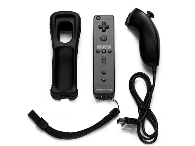 Mando Compatible con Nintendo Wii SWISSANT Motion Negro