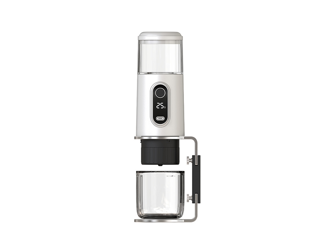 Cafetera expreso eléctrica portátil Eifson, 19 bares, para café molido y cápsulas Nespresso (blanca)