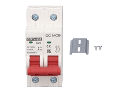 Disyuntor Miniatura 2p 20a 6000a Capacidad De Interrupción Dc1000v Para Fotovoltaica Pv