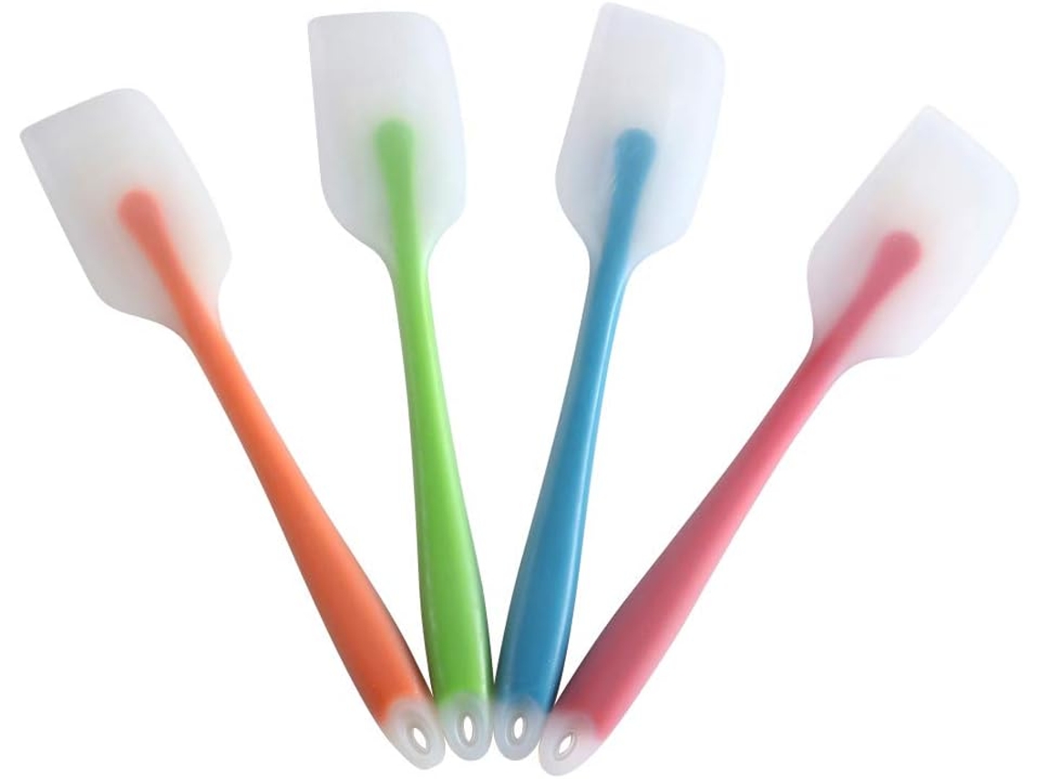 Espátulas De Silicona, Juego De 4, Aptas Para Lavavajillas.