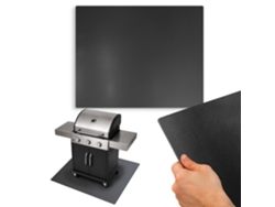 Placa Protectora De Suelo Para Barbacoa - Acero De 1mm (100x80 Cm - Rectángulo)