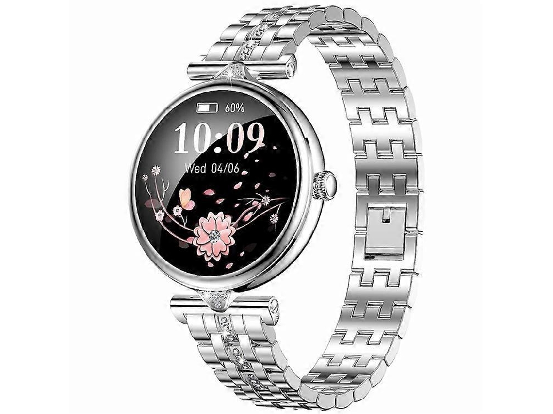 Reloj inteligente Ak73 para mujer, deportivo, resistente al agua, con correa de acero Ly Ebike