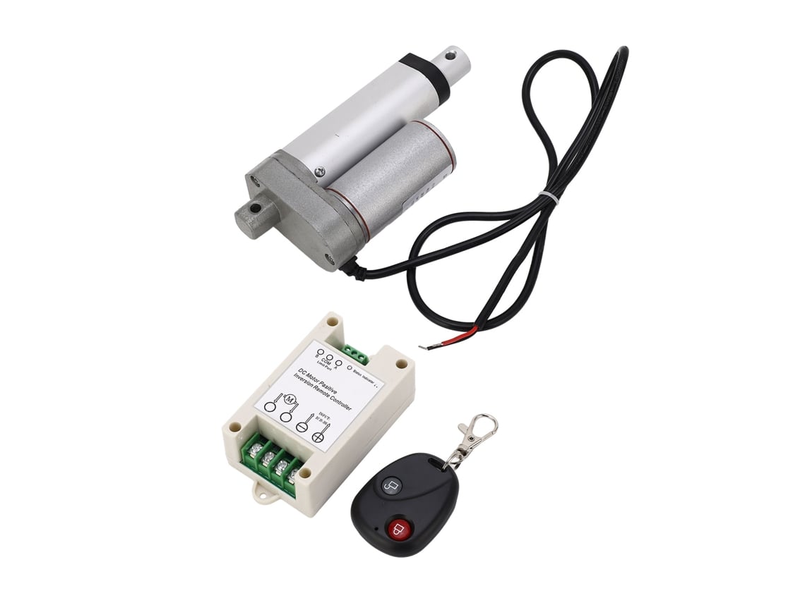 Actuador Linear Elétrico 50mm 750n Ip65 24v Alumínio Para Cadeira De Massagem Controle Remoto