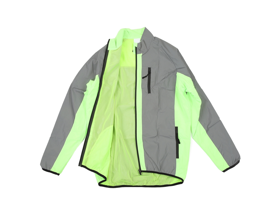 Chaqueta De Ciclismo Reflectante, Impermeable, Cortavientos Y Transpirable Con Bolsillos, Talla 2xl