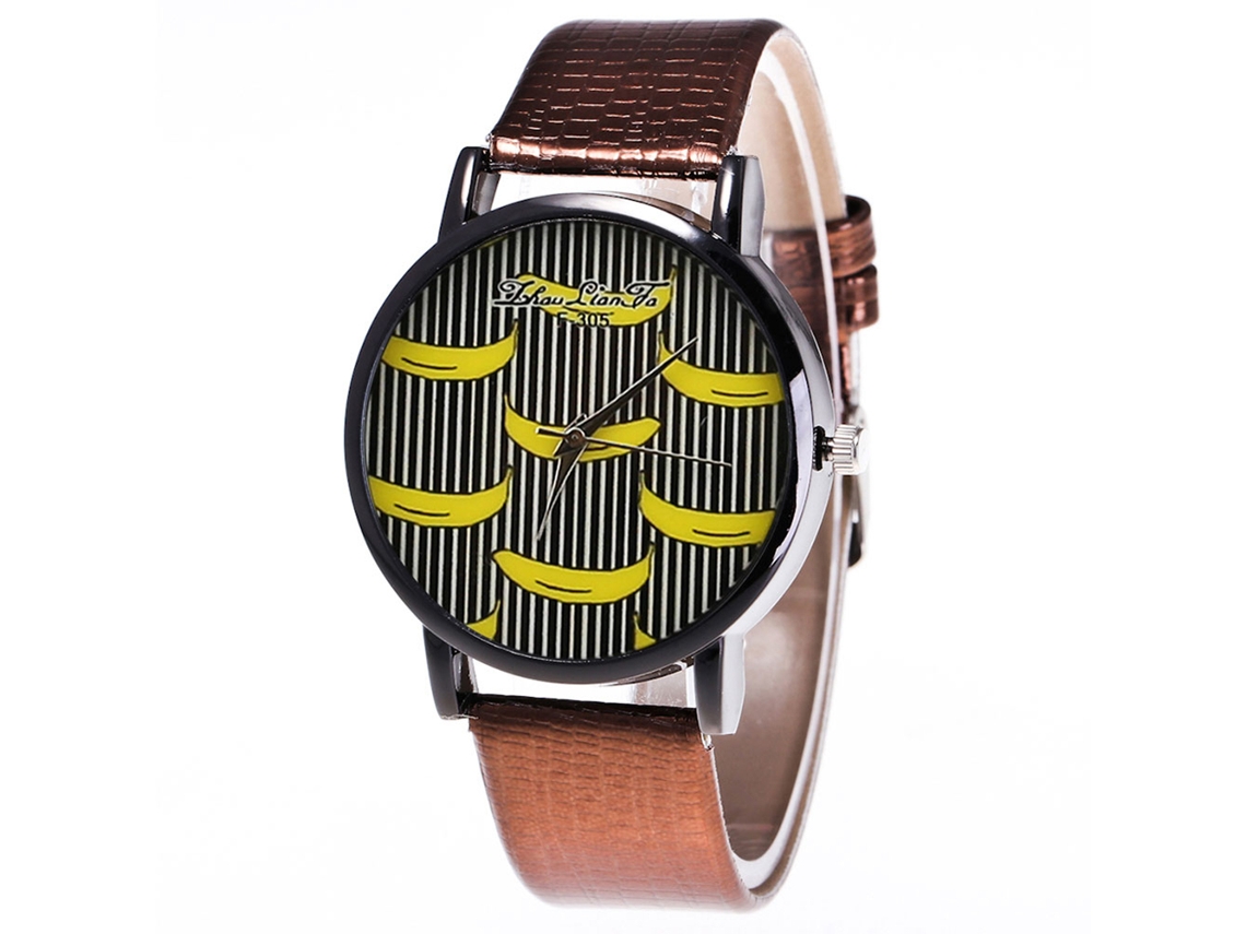 Reloj De Cuarzo Pareja Elegante Zhoulianfa F305-hx Marrón Unisex