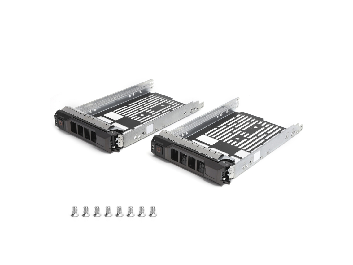 2 Piezas De Soporte Para Bahía De Disco Duro Sas De 3.5 Pulgadas Para Servidores Dell R510 R710 R530 R720xd R730xd