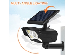 Yncm2026-lámpara Solar Para Jardín Con Control Inteligente, Control Remoto, Ajuste Multiángulo Y Resistencia Al Agua Ip64