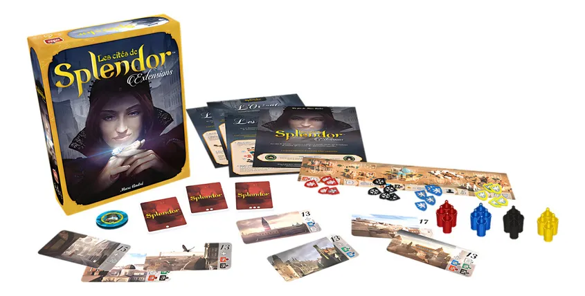 Juego de mesa Gem Duel Edición Splendor Gemstone Comslowmoose