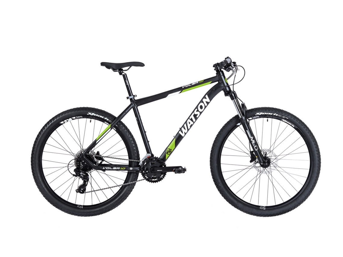 Bicicleta WATSON Volga 1.0 27.5'' Negro/Blanco/Verde Mate L