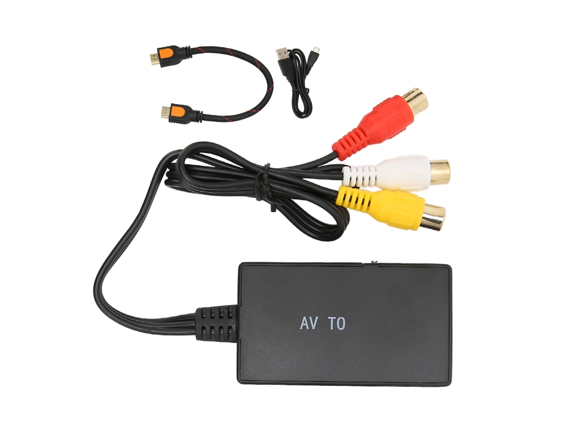 Convertidor De Interfaz Multimedia Av A Hd Con Cable De Interfaz Multimedia Hd Para Ps One, Ps2, Ps3 Y Stb