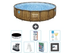 Bestway Piscina Bestway Power Steel Redonda - 549x122 Cm - 8-peças S563