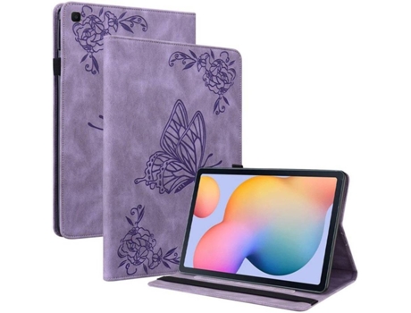 Carcasa Tablet Samsung Galaxy Tab S6 Lite 10.4 2020 SM-P610/P615 HFS-HOUSE Mariposa Morado