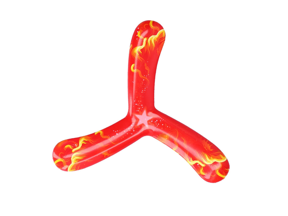 Juguete De Lanzar Y Atrapar De 3 Cuchillas Para Exterior, Deporte Interactivo Para Niños Y Bebés (rojo)