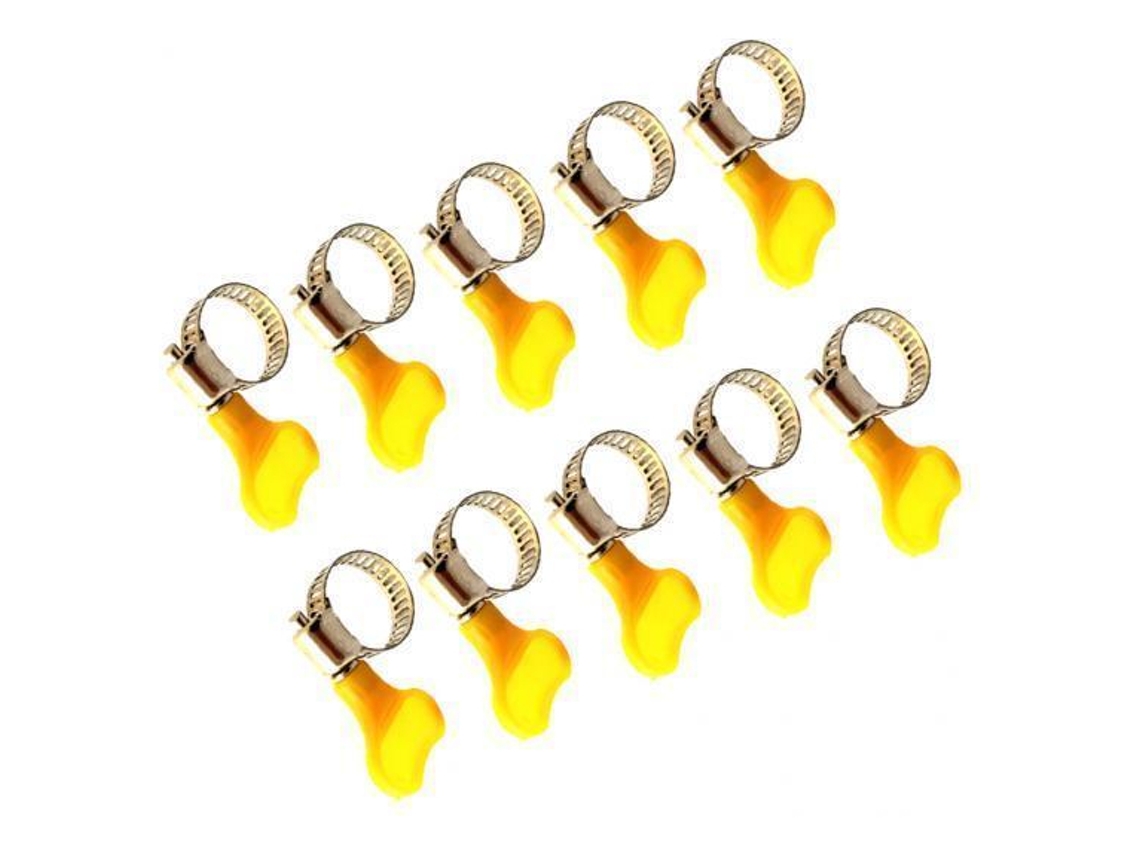 Abrazadera de manguera de acero ajustable de 2 piezas Slowmoose